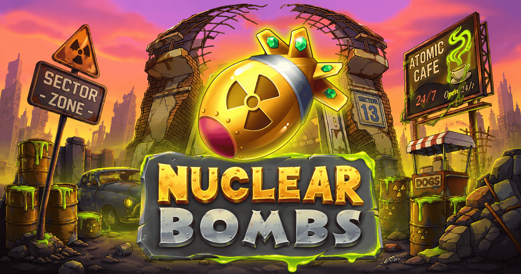 Nuclear Bombs Slot Demo by Evoslot slot cover image