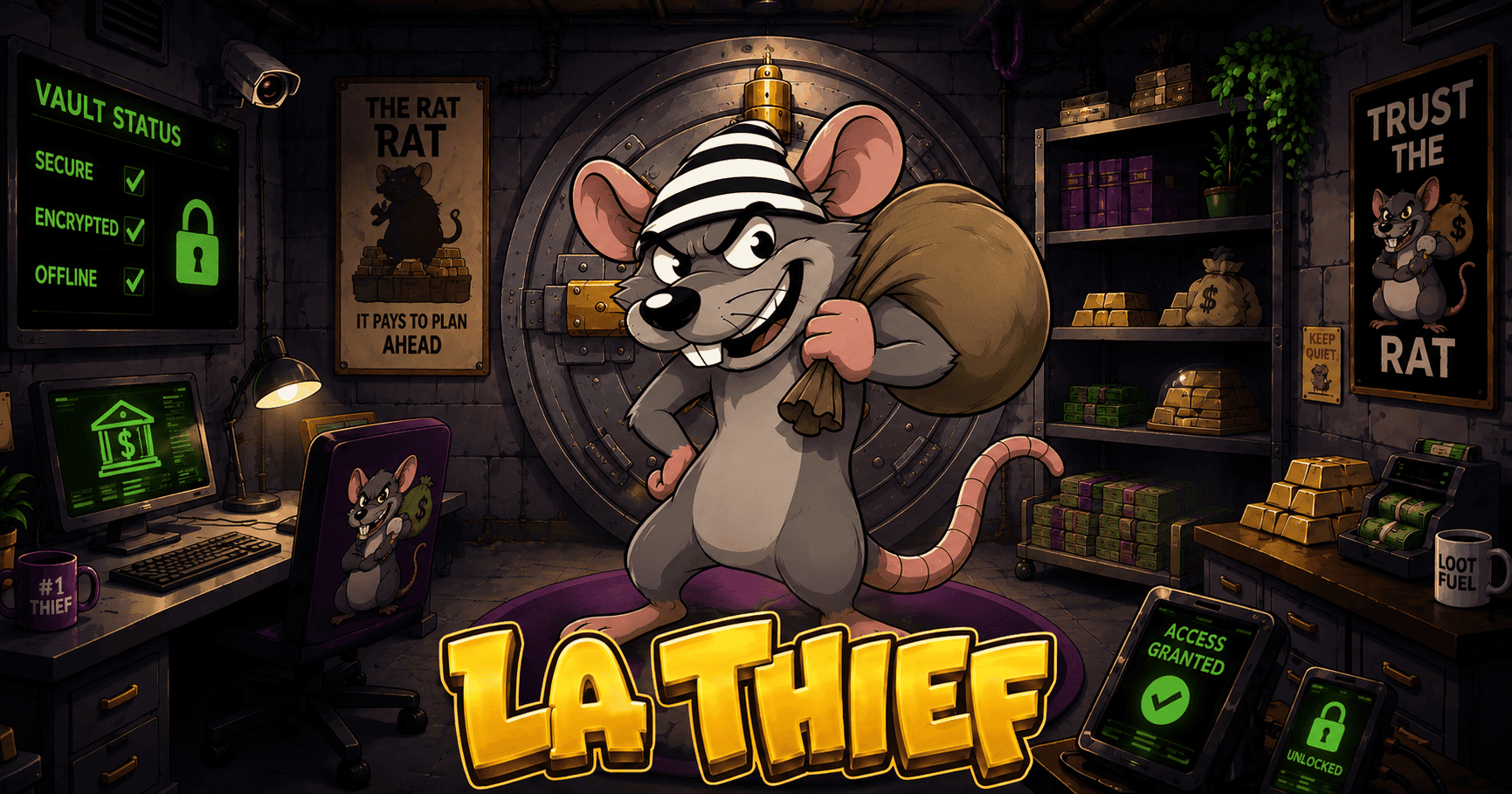La Thief Slot Demo by Explosive Labs slot cover image