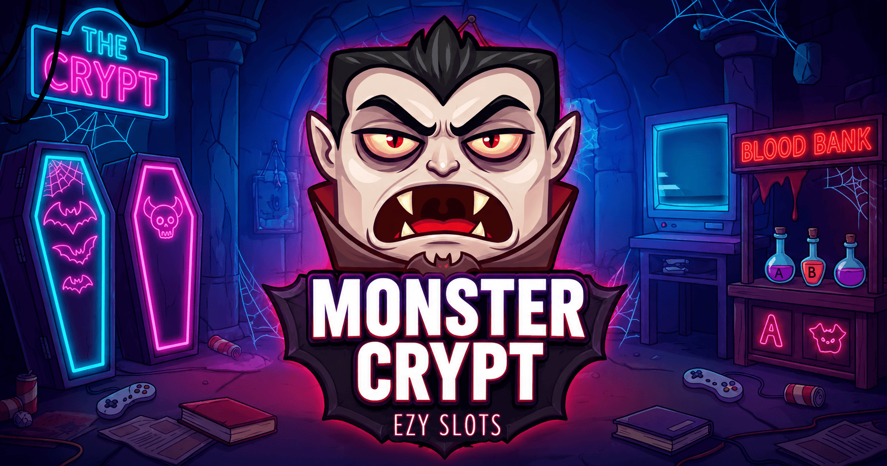 Monster Crypt Slot Demo by Ezy Slots slot cover image