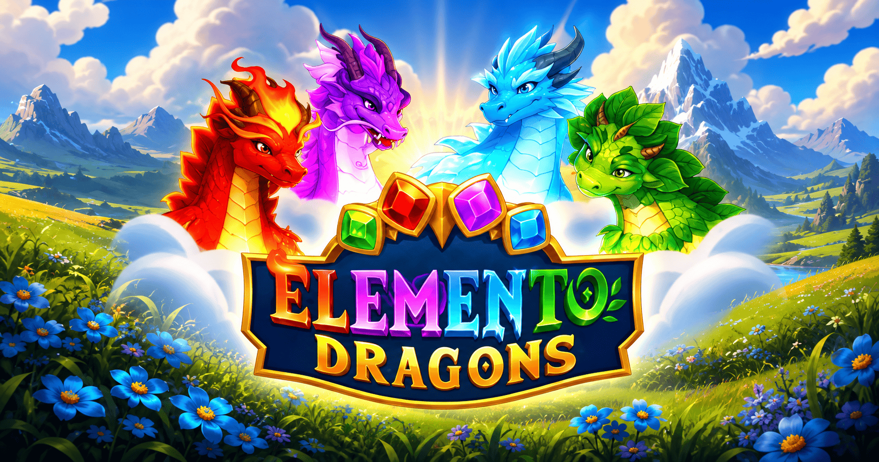 Elemento Dragons Slot Demo by Fantasma Games slot cover image