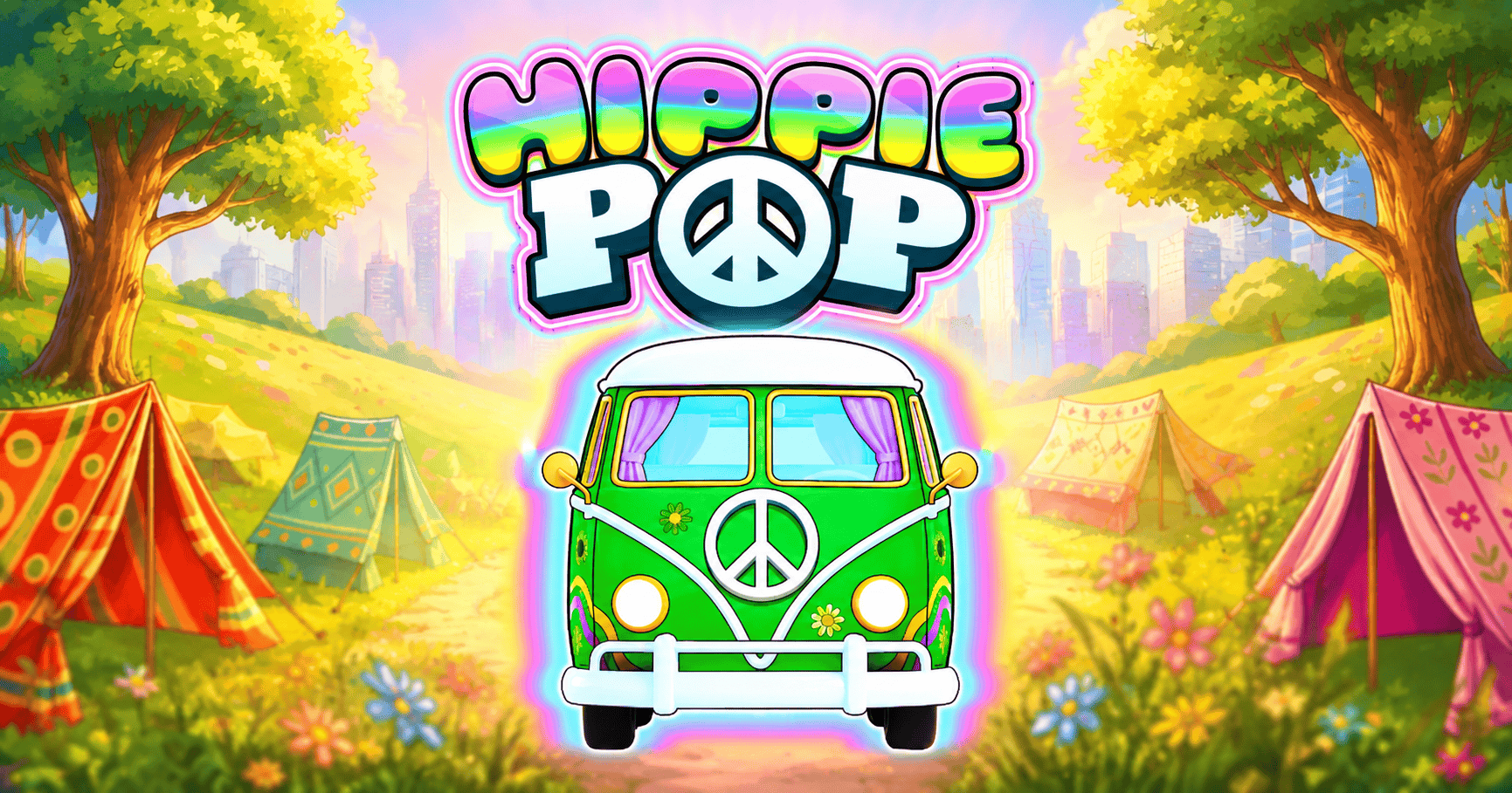 Hippie Pop Slot Demo by Fastplay slot cover image