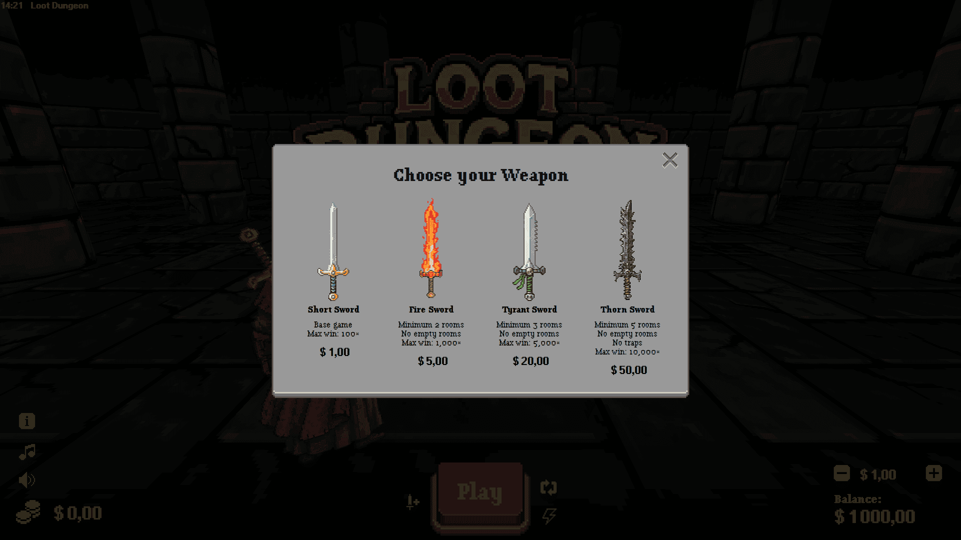 Loot Dungeon slot gameplay reels