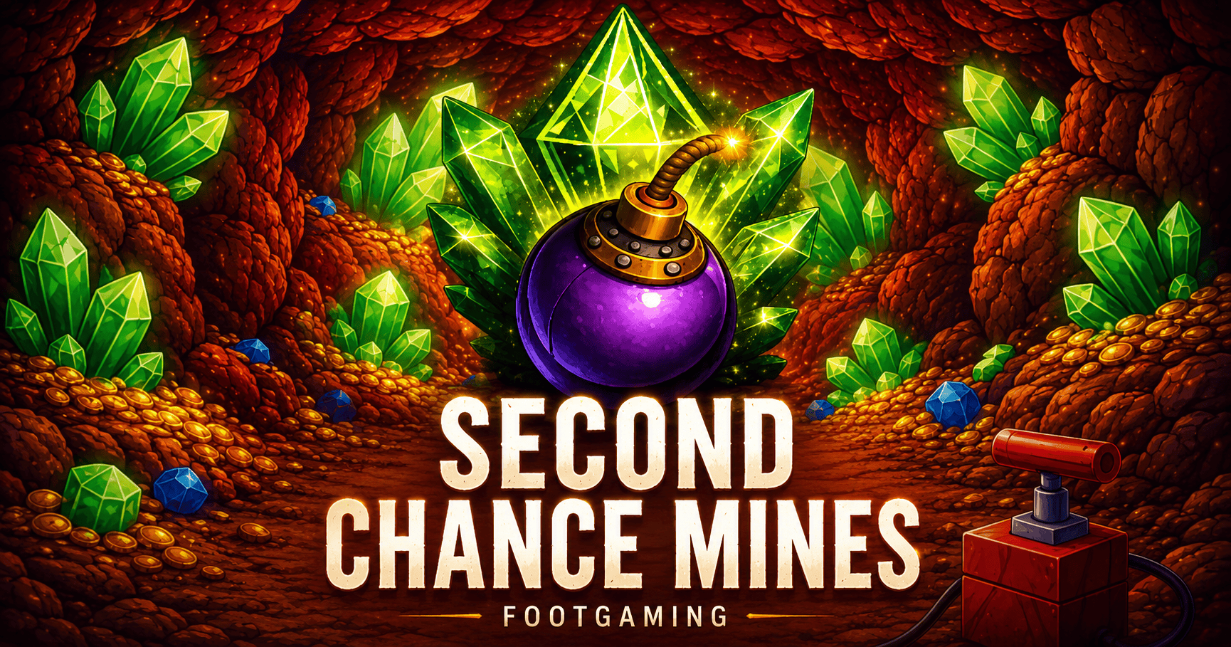 Second Chance Mines Slot Demo by Foot Gaming slot cover image