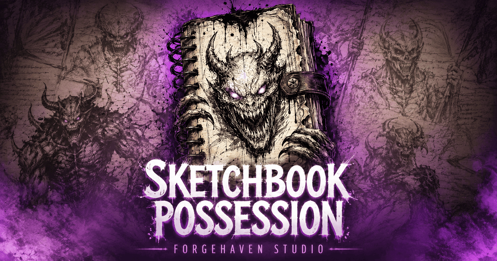 Sketchbook Possession Slot Demo by Forgehaven Studio slot cover image