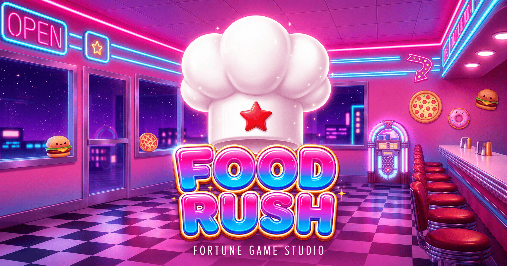 Food Rush Slot Demo by Fortune Game Studio slot cover image