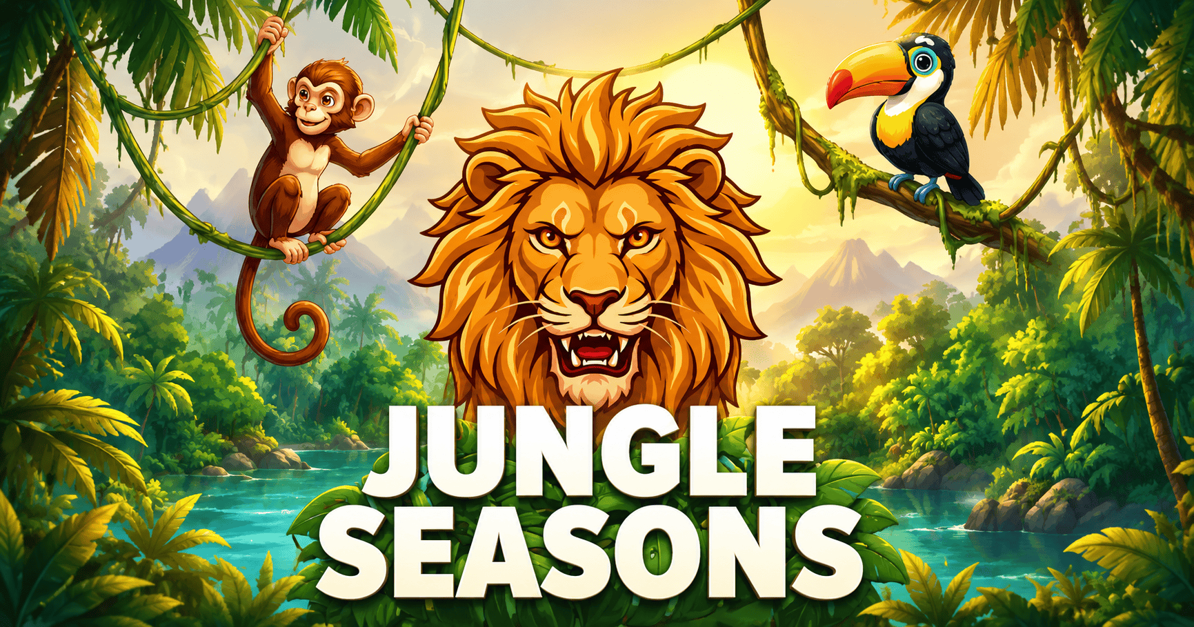 Jungle Seasons Slot Demo by Fortune Game Studio slot cover image