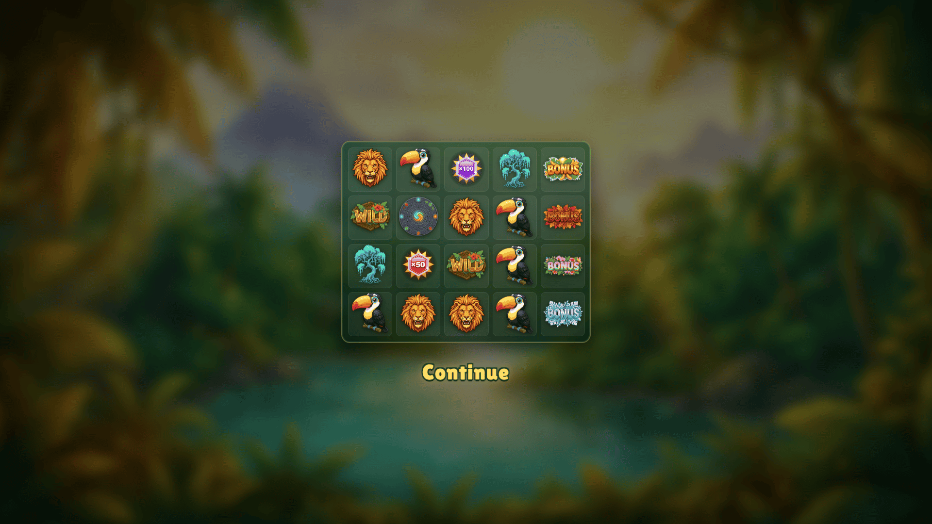 Jungle Seasons slot gameplay reels