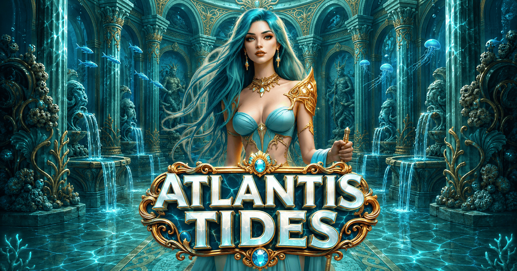 Atlantis Tides Slot Demo by Fortuneworks slot cover image