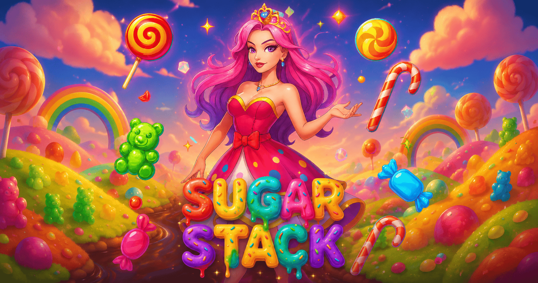 Sugar Stack Slot Demo by Fracture slot cover image