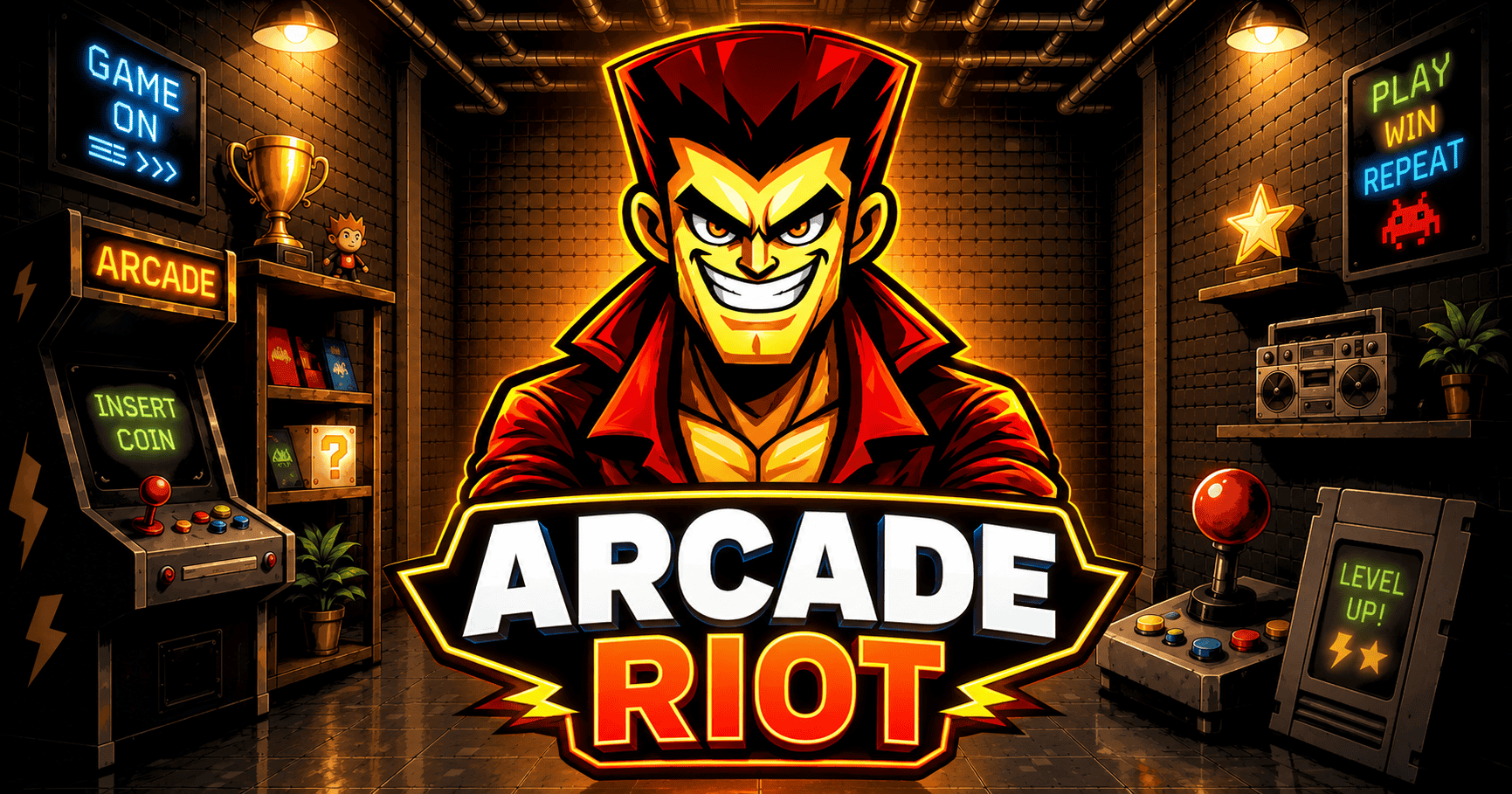 Arcade Riot Slot Demo by Freshplay slot cover image
