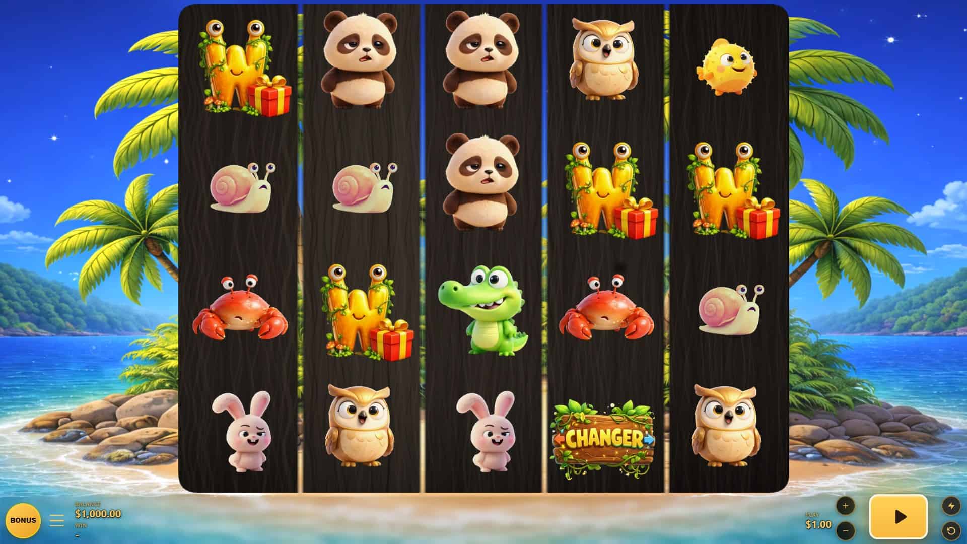 Silly Beasts slot gameplay reels