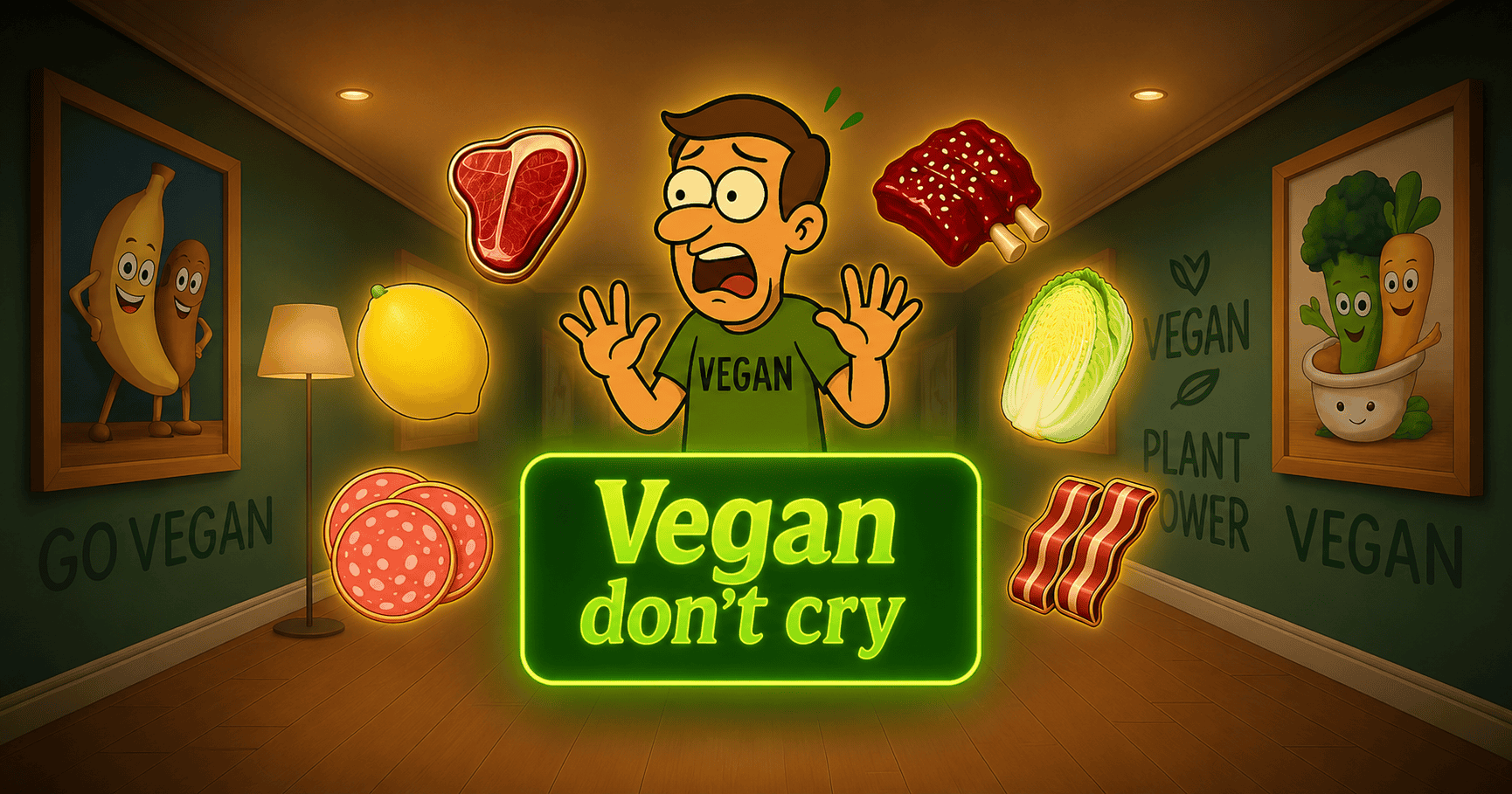 Vegan Dont Cry Slot Demo by Freshplay slot cover image