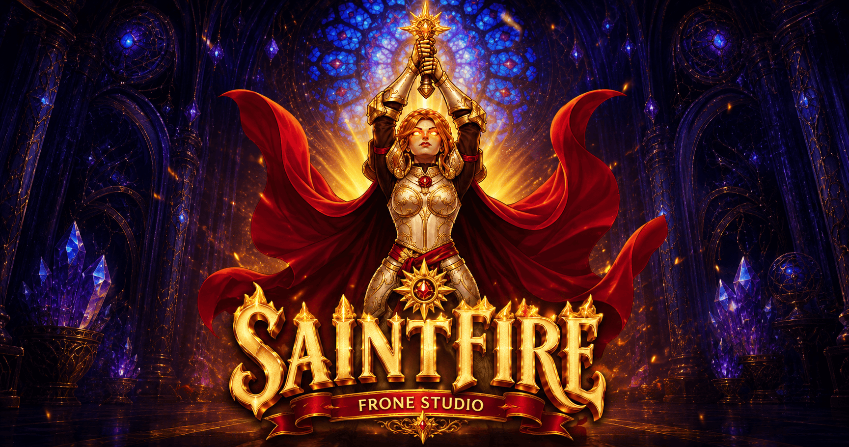 Saintfire Slot Demo by Frone Studio slot cover image