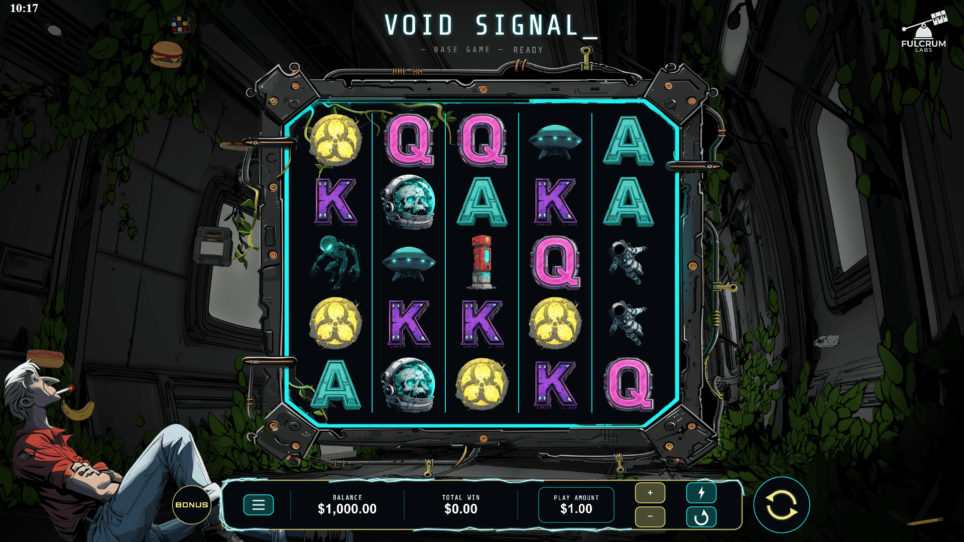 Void Signal slot gameplay reels