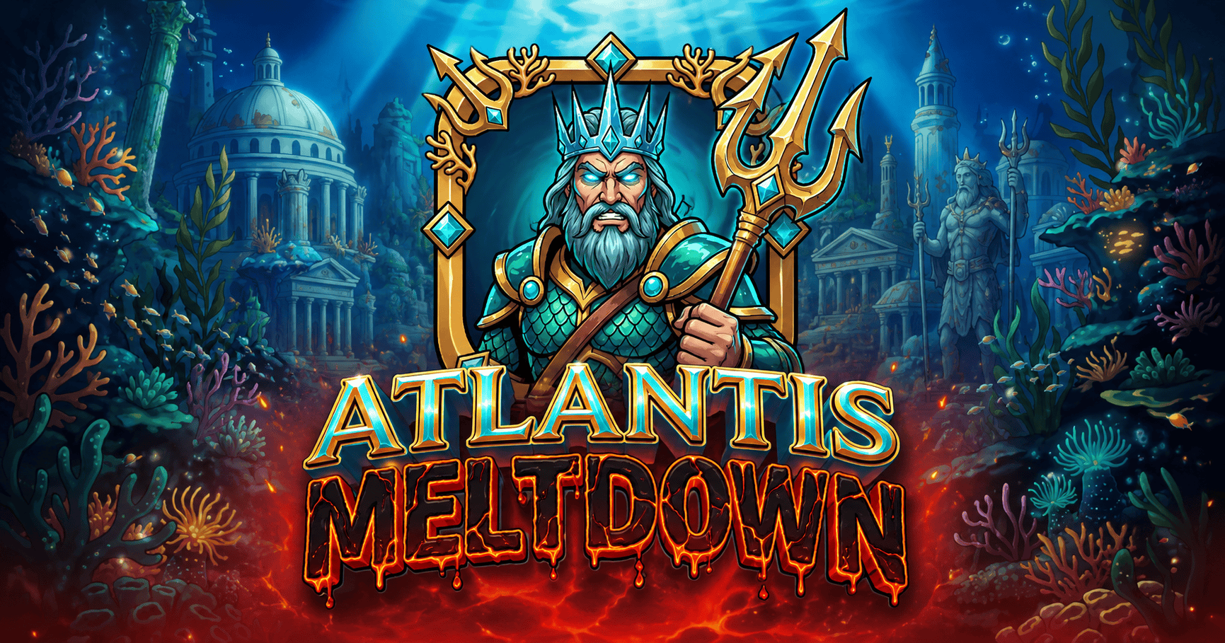Atlantis Meltdown Slot Demo by Fullsend slot cover image