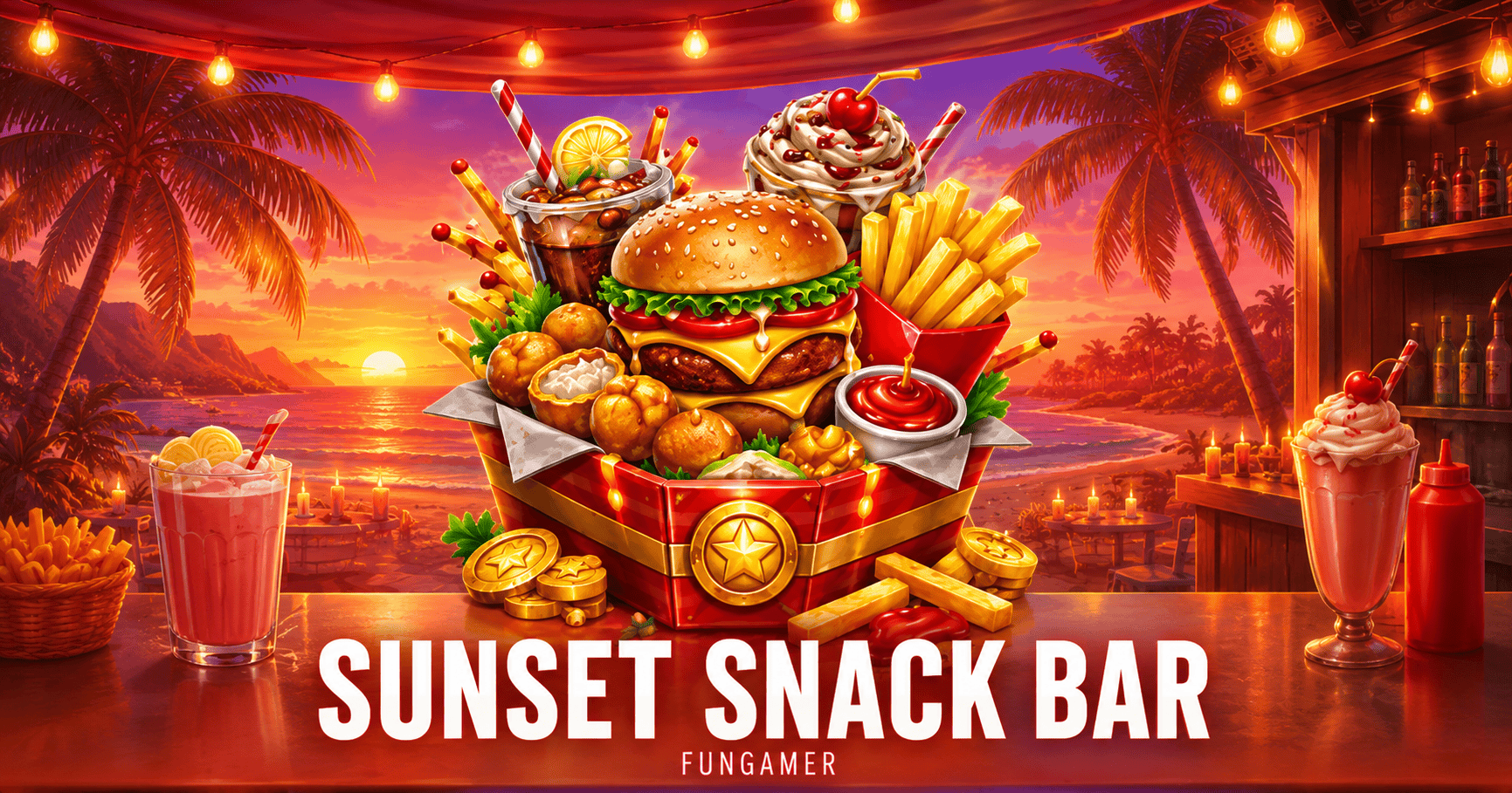Sunset Snack Bar Slot Demo by Fungamer slot cover image