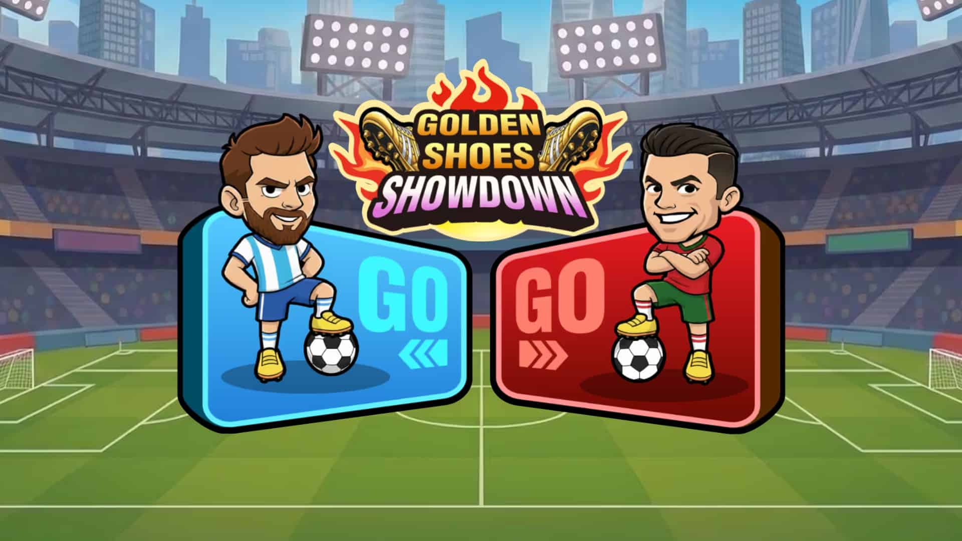 Golden Shoes Showdown slot intro screen