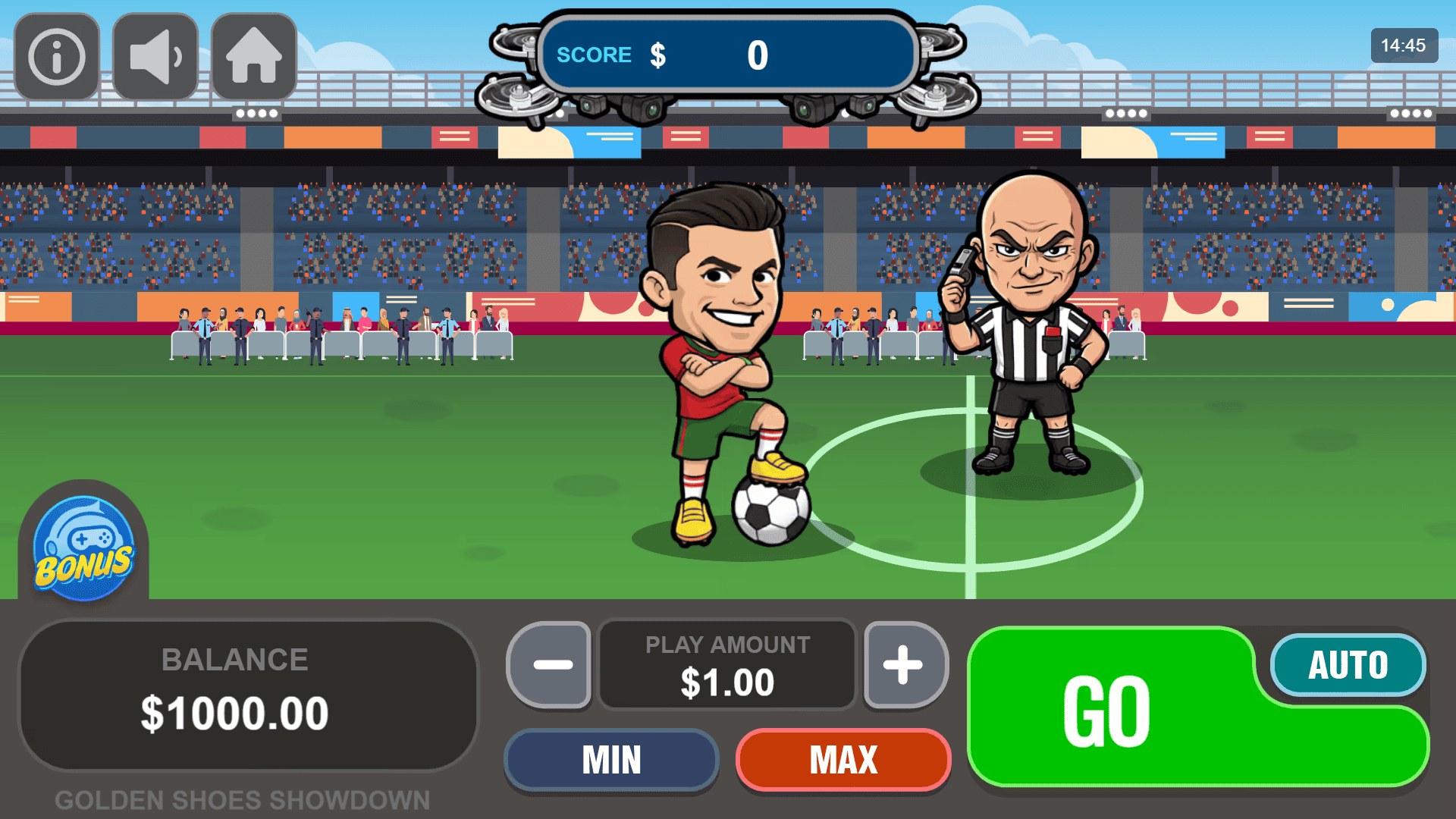 Golden Shoes Showdown slot gameplay reels
