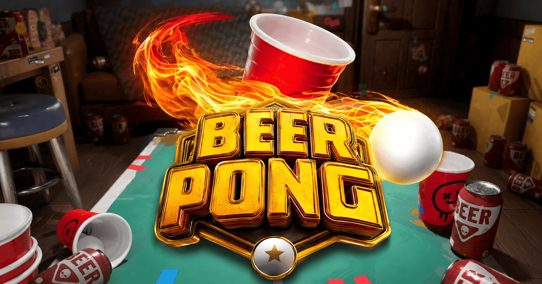 Beer Pong Slot Demo by Future Trash slot cover image