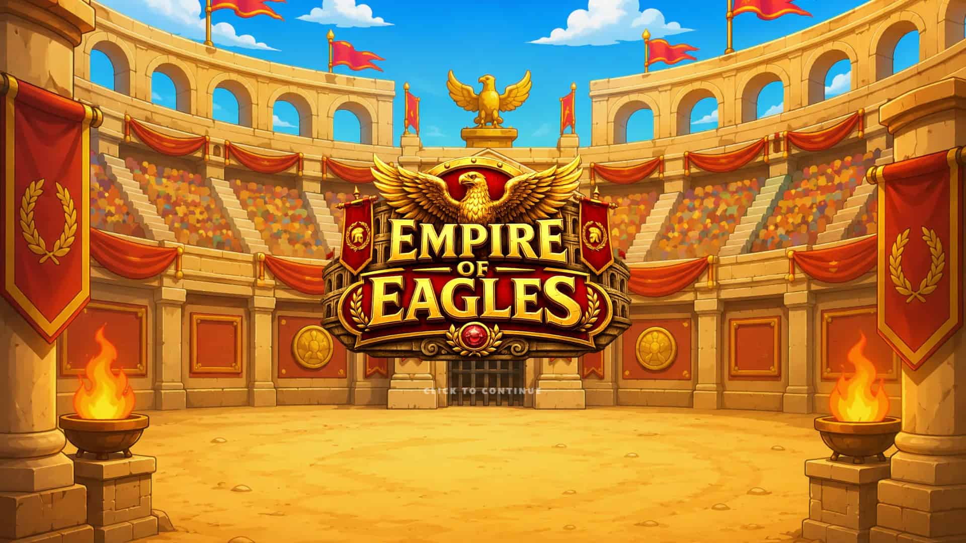 Empire of Eagles slot intro screen