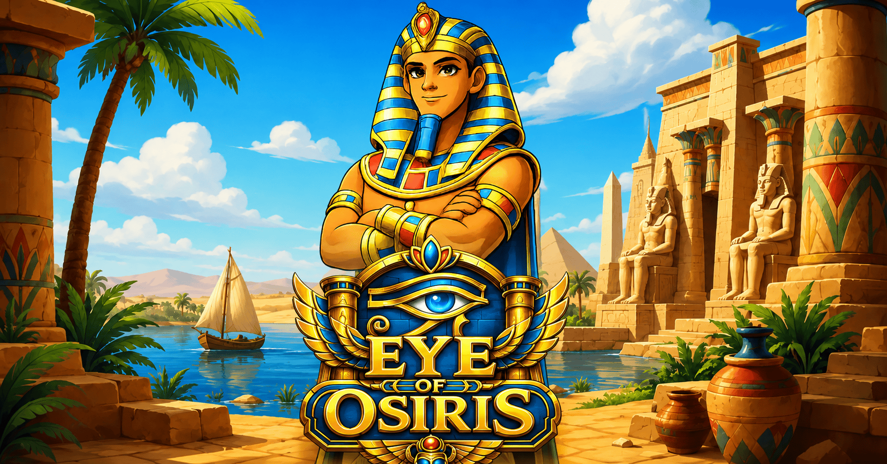 Eye of Osiris Slot Demo by Gainz Games slot cover image