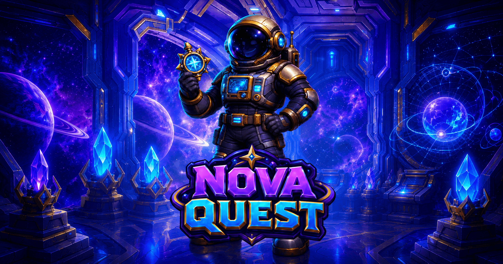 Nova Quest Slot Demo by Galaxy Gaming slot cover image