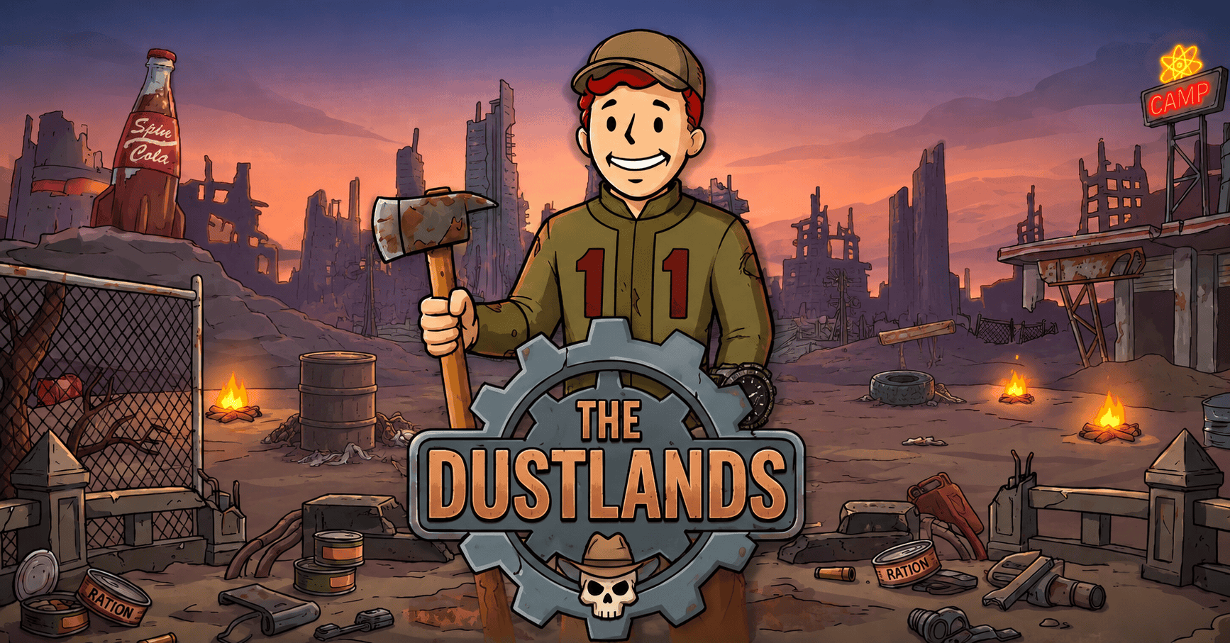 The Dustlands Slot Demo by Gamers Do Games slot cover image
