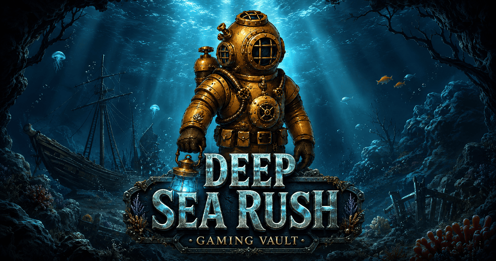 Deep Sea Rush Slot Demo by Gaming Vault slot cover image