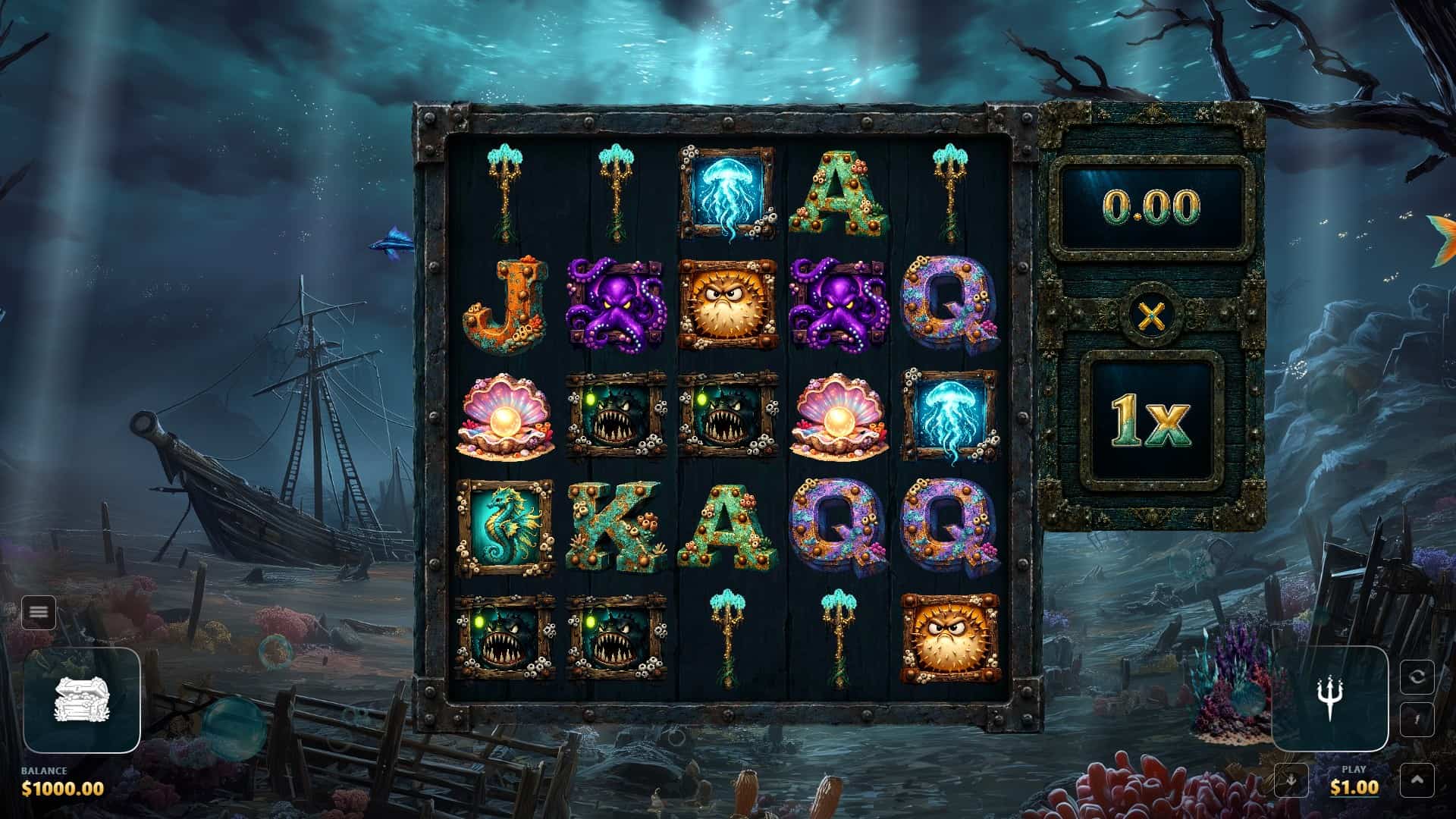 Deep Sea Rush slot gameplay reels