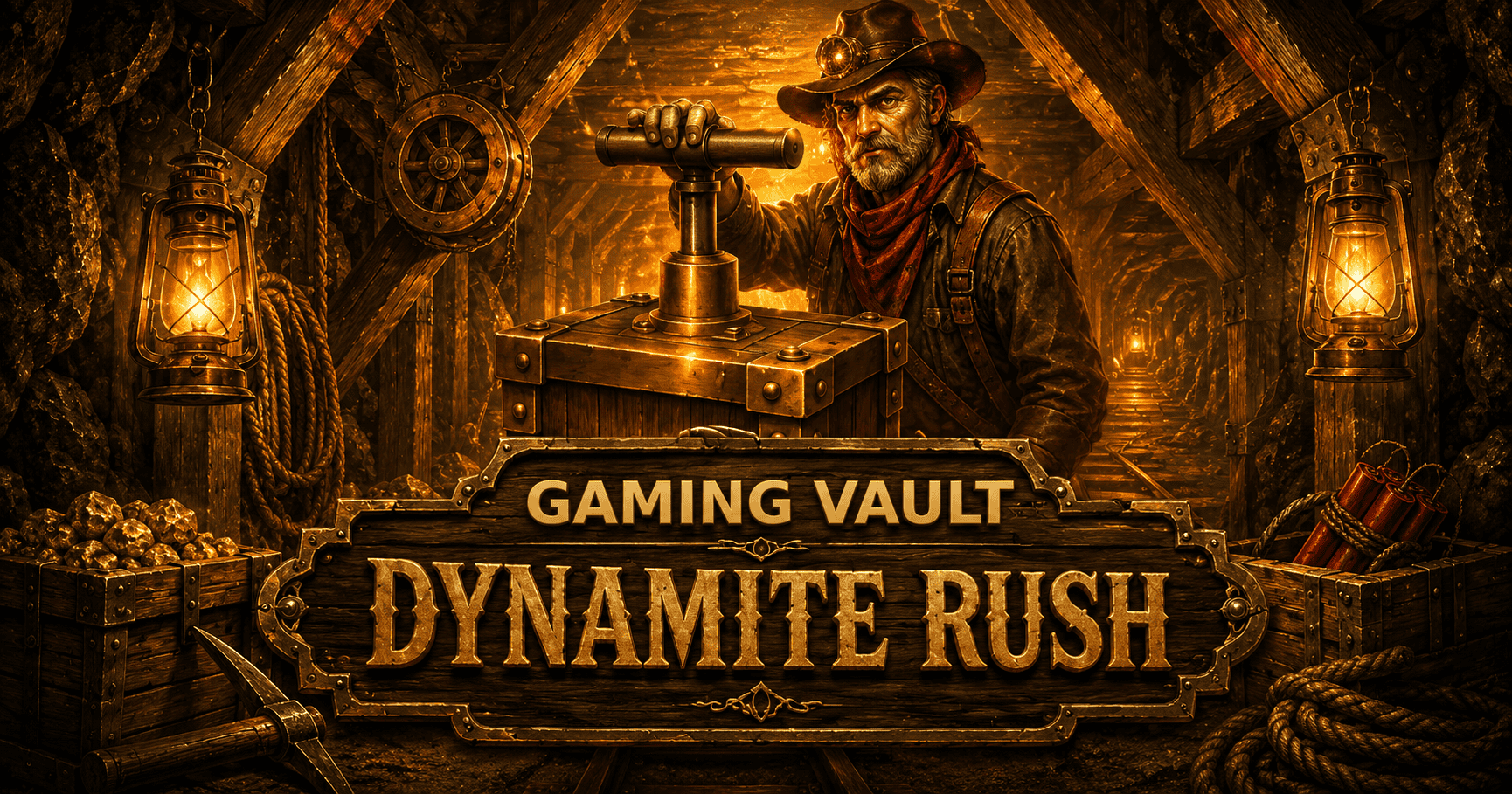 Dynamite Rush Slot Demo by Gaming Vault slot cover image