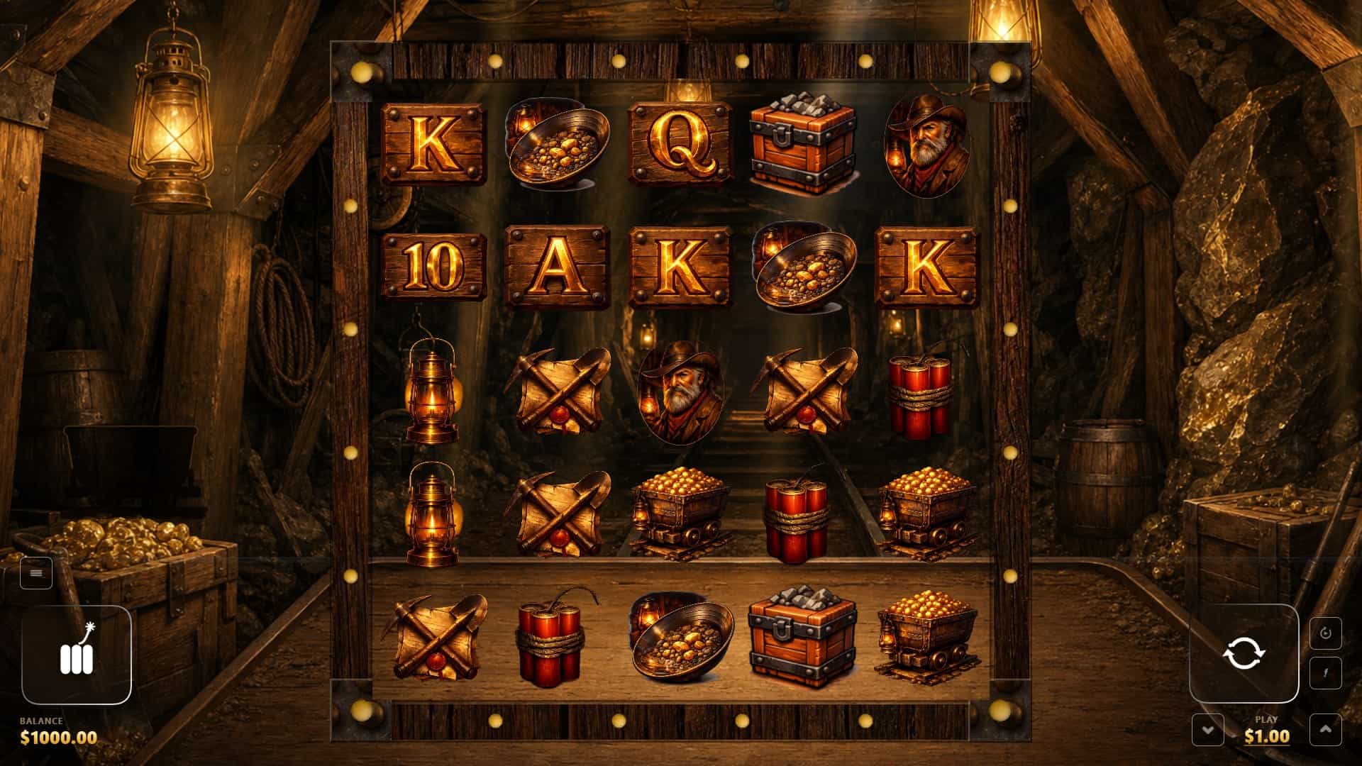 Dynamite Rush slot gameplay reels