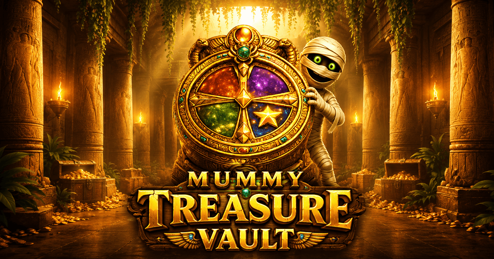 Mummy Treasure Vault Slot Demo by Gaming Vault slot cover image