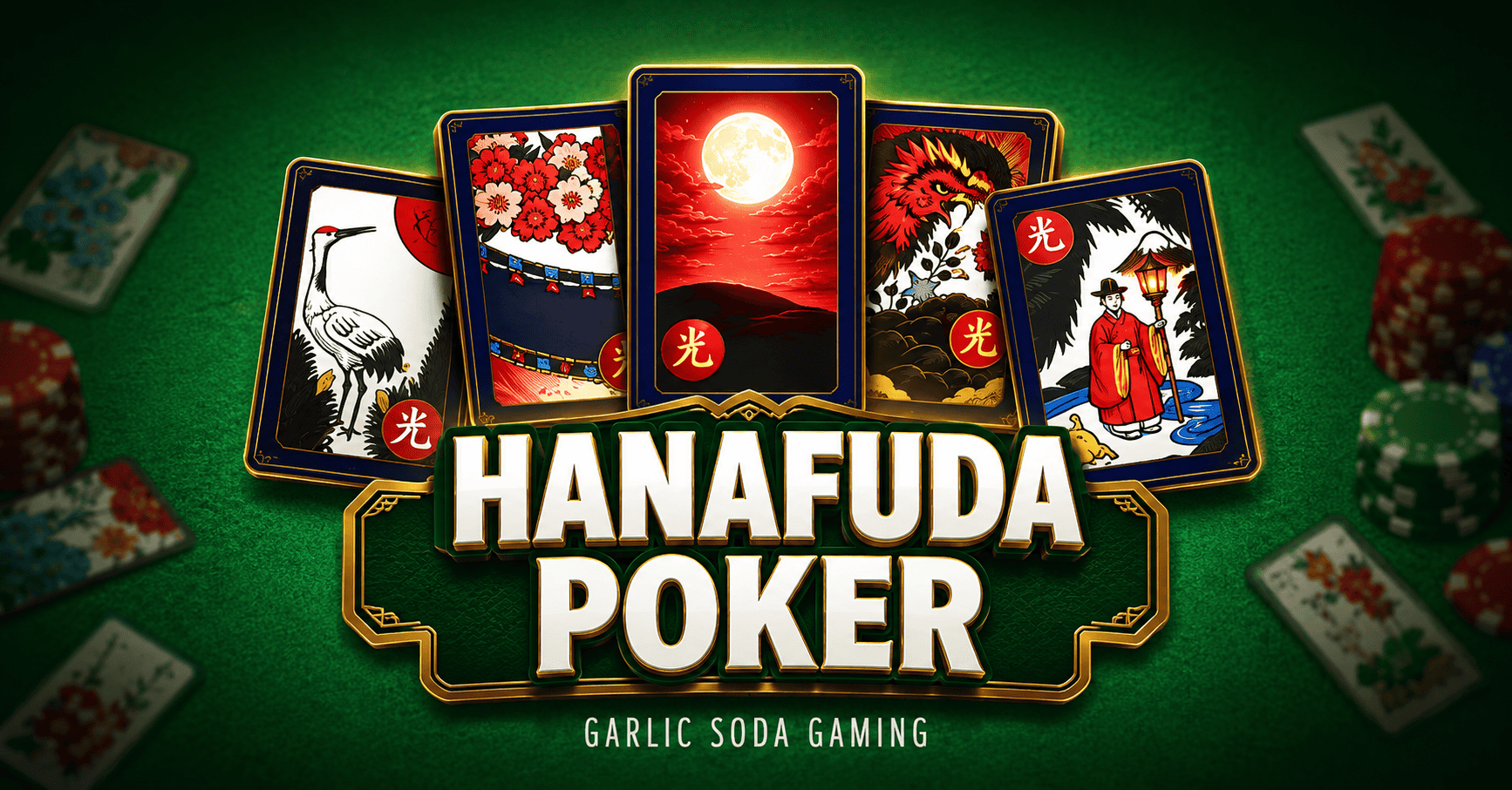 Hanafuda Poker Slot Demo by Garlic Soda Gaming slot cover image