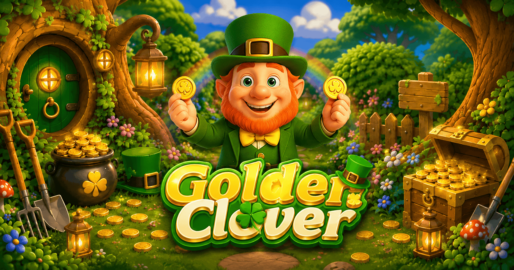 Golden Clover Slot Demo by Gemini Gaming slot cover image