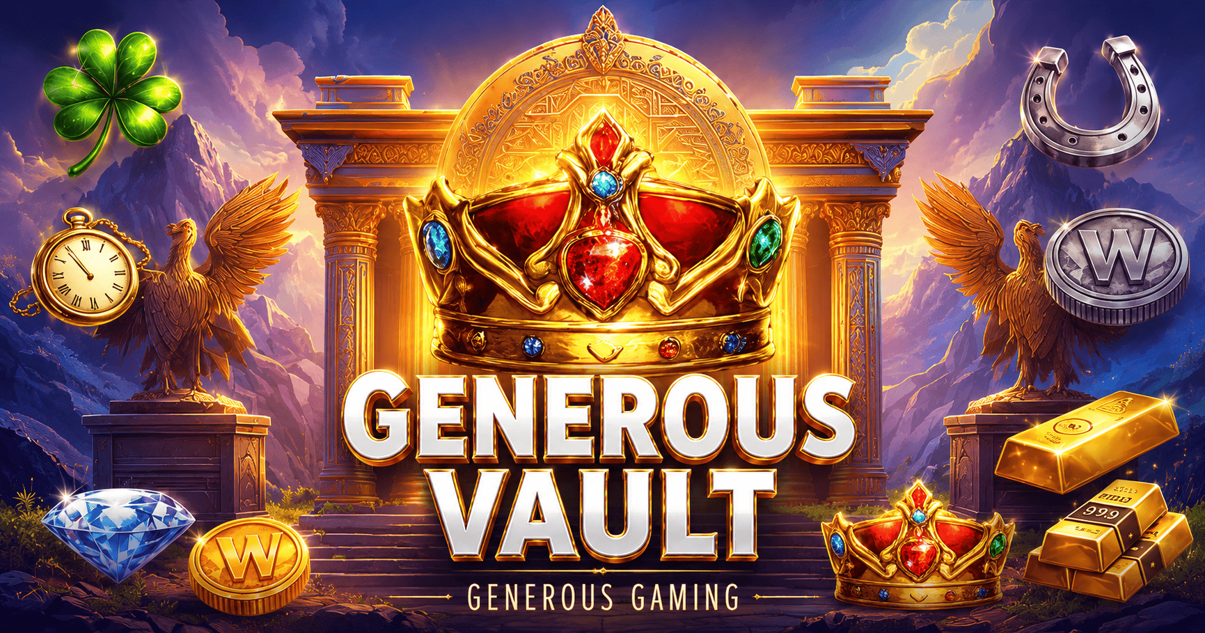 Generous Vault Slot Demo by Generous Gaming slot cover image