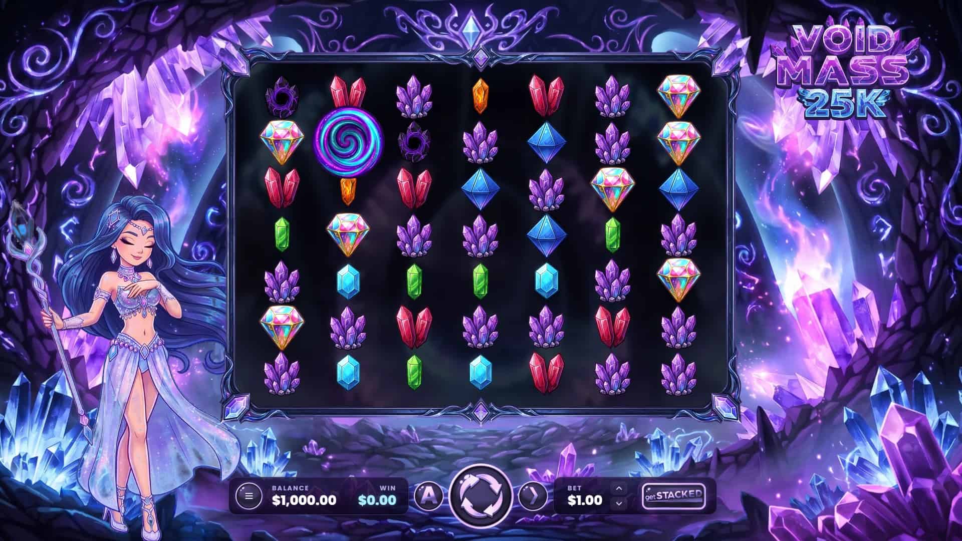 Void Mass 25K slot gameplay reels