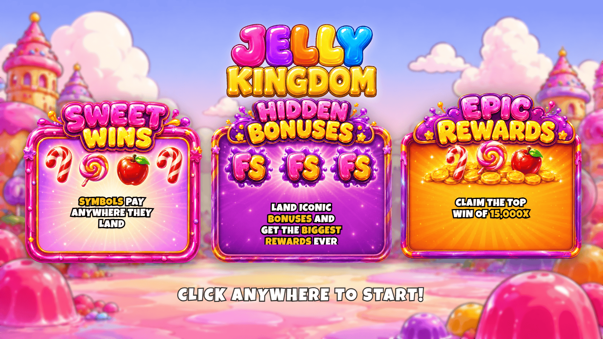 Jelly Kingdom slot intro screen