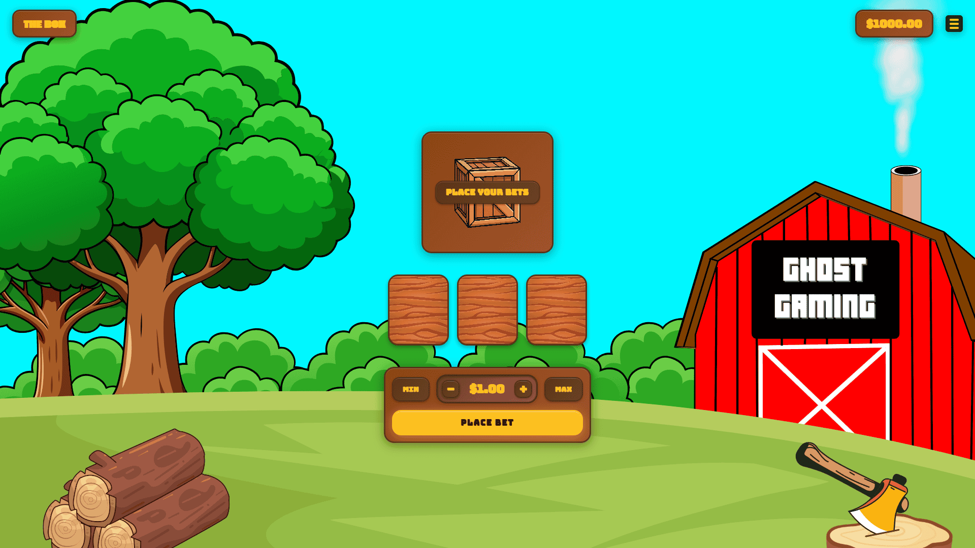 The Box slot gameplay reels