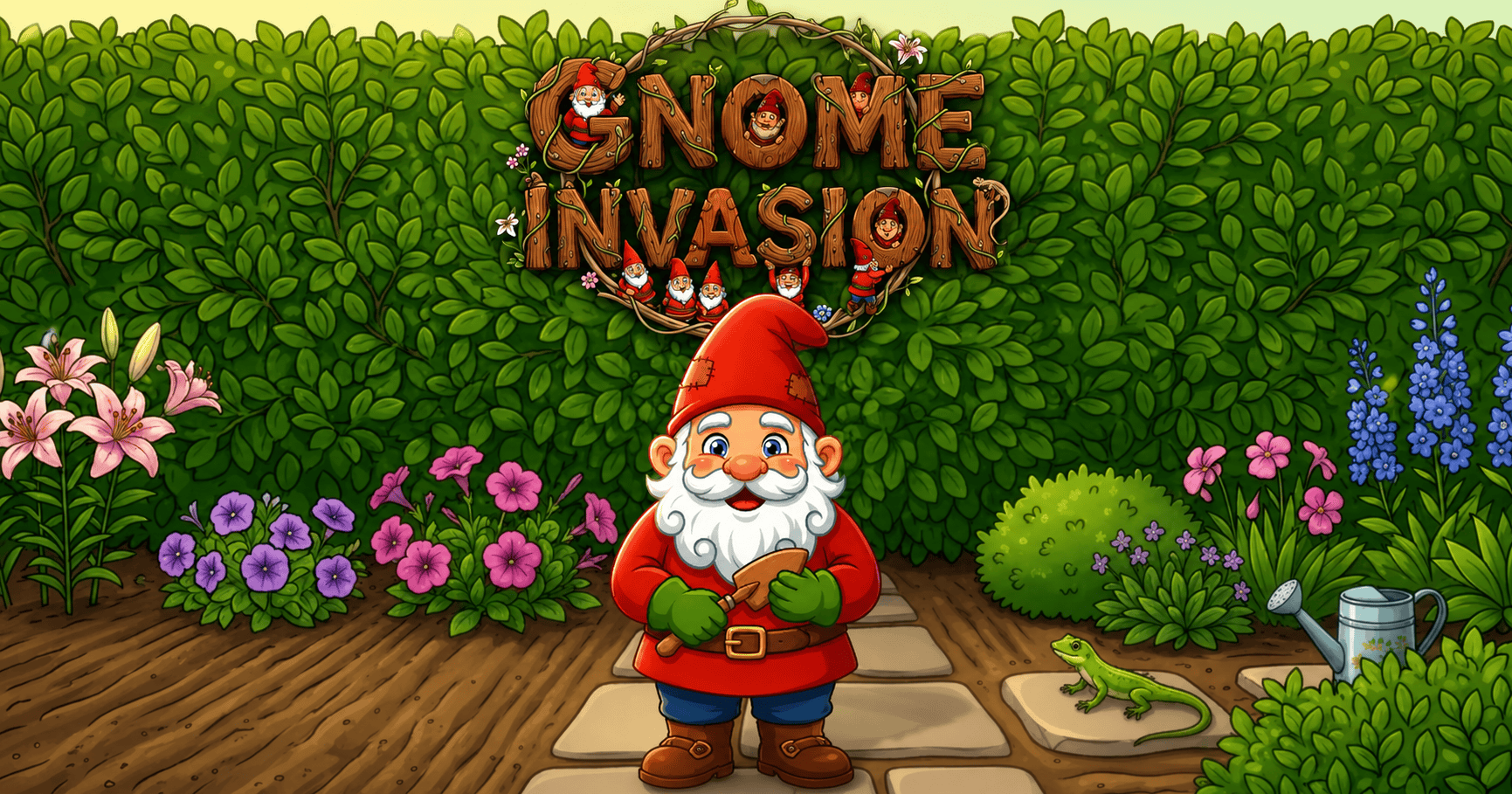 Gnome Invasion Slot Demo by Gnome Studios slot cover image