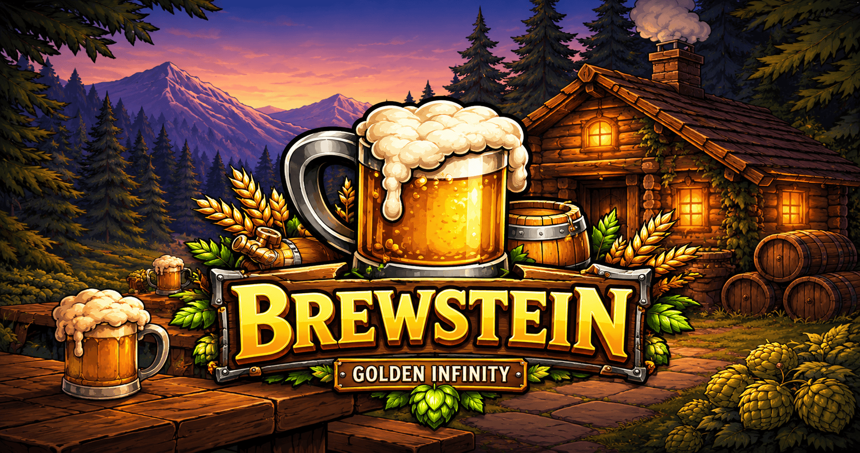 Brewstein Slot Demo by Golden Infinity slot cover image