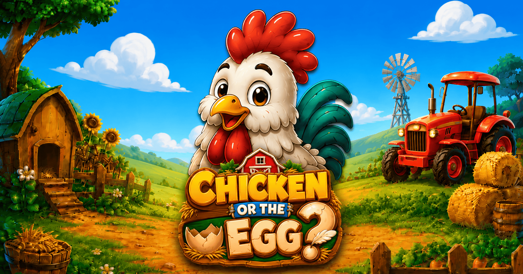 Chicken or the Egg? Slot Demo by Goldloot Studios slot cover image
