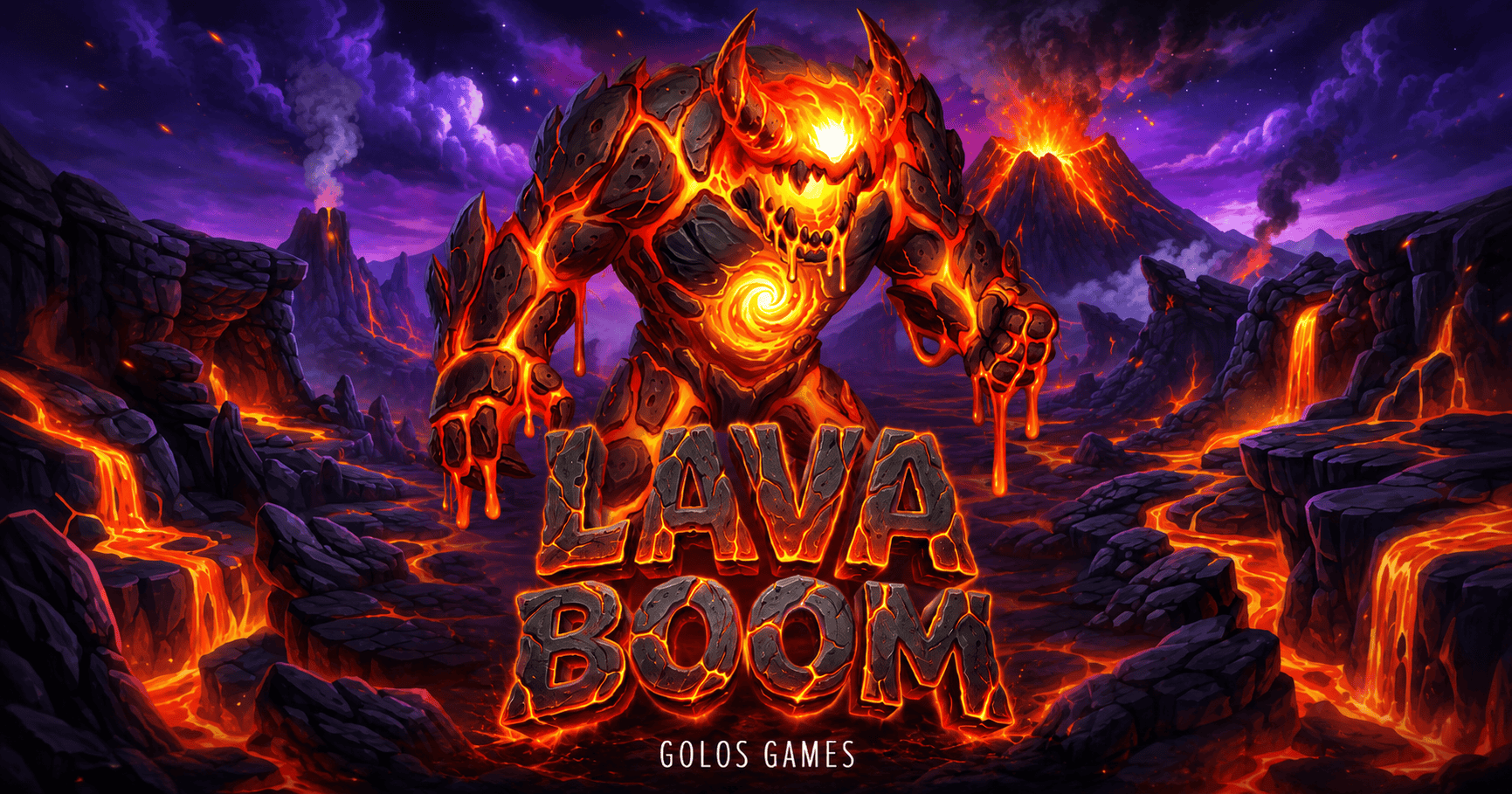 Lava Boom Slot Demo by Golos Games slot cover image