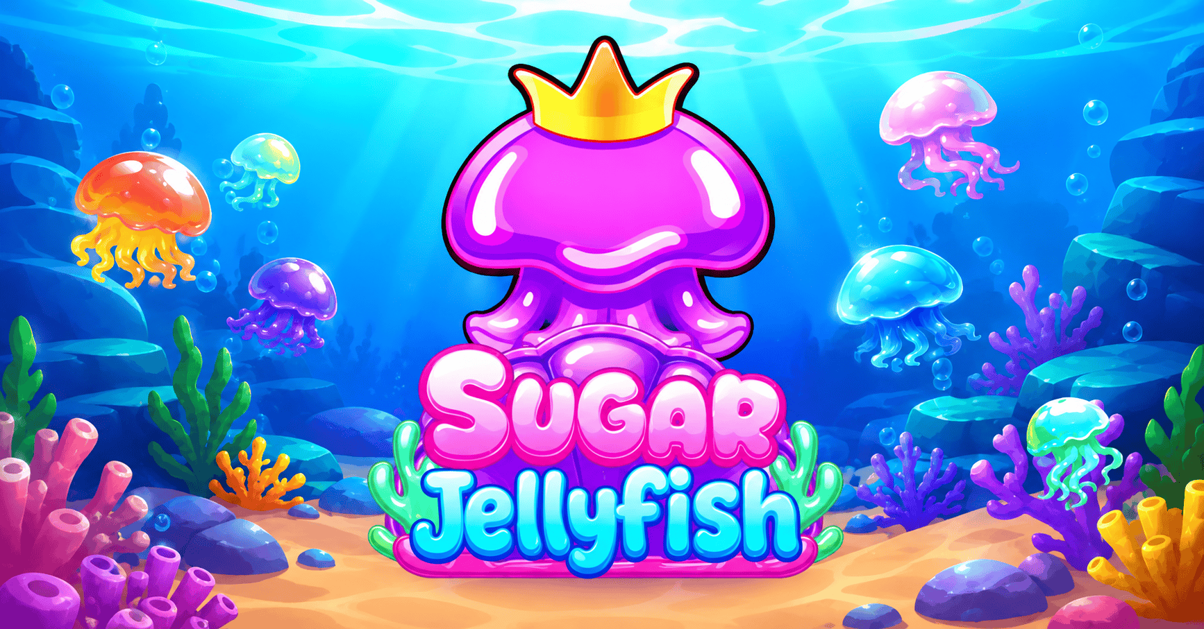 Sugar Jellyfish Slot Demo by Golos Games slot cover image