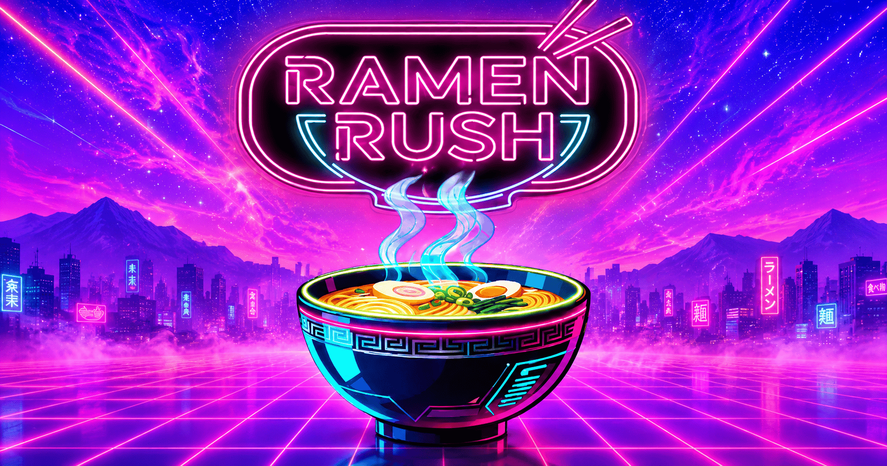 Ramen Rush Slot Demo by Gray Matter Studios slot cover image