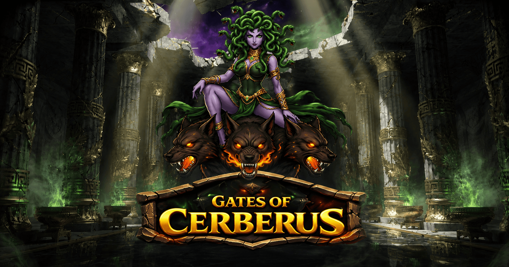 Gates of Cerberus Slot Demo by Greenery Gaming slot cover image