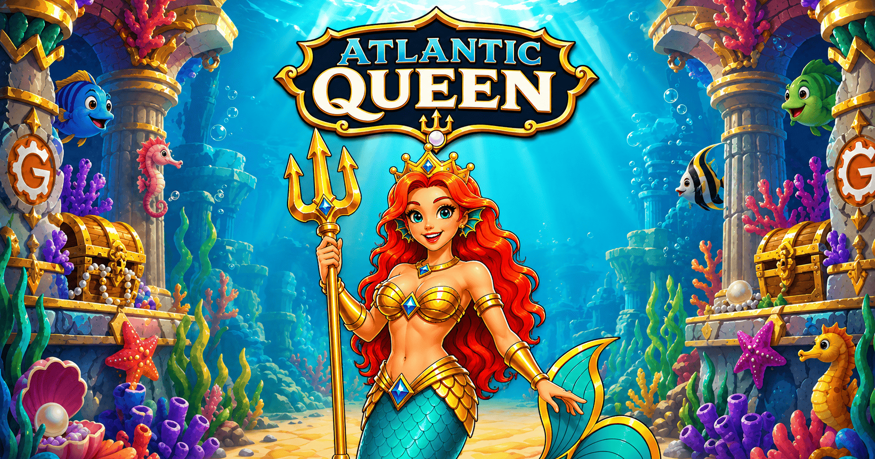 Atlantic Queen Slot Demo by Grind Gaming slot cover image