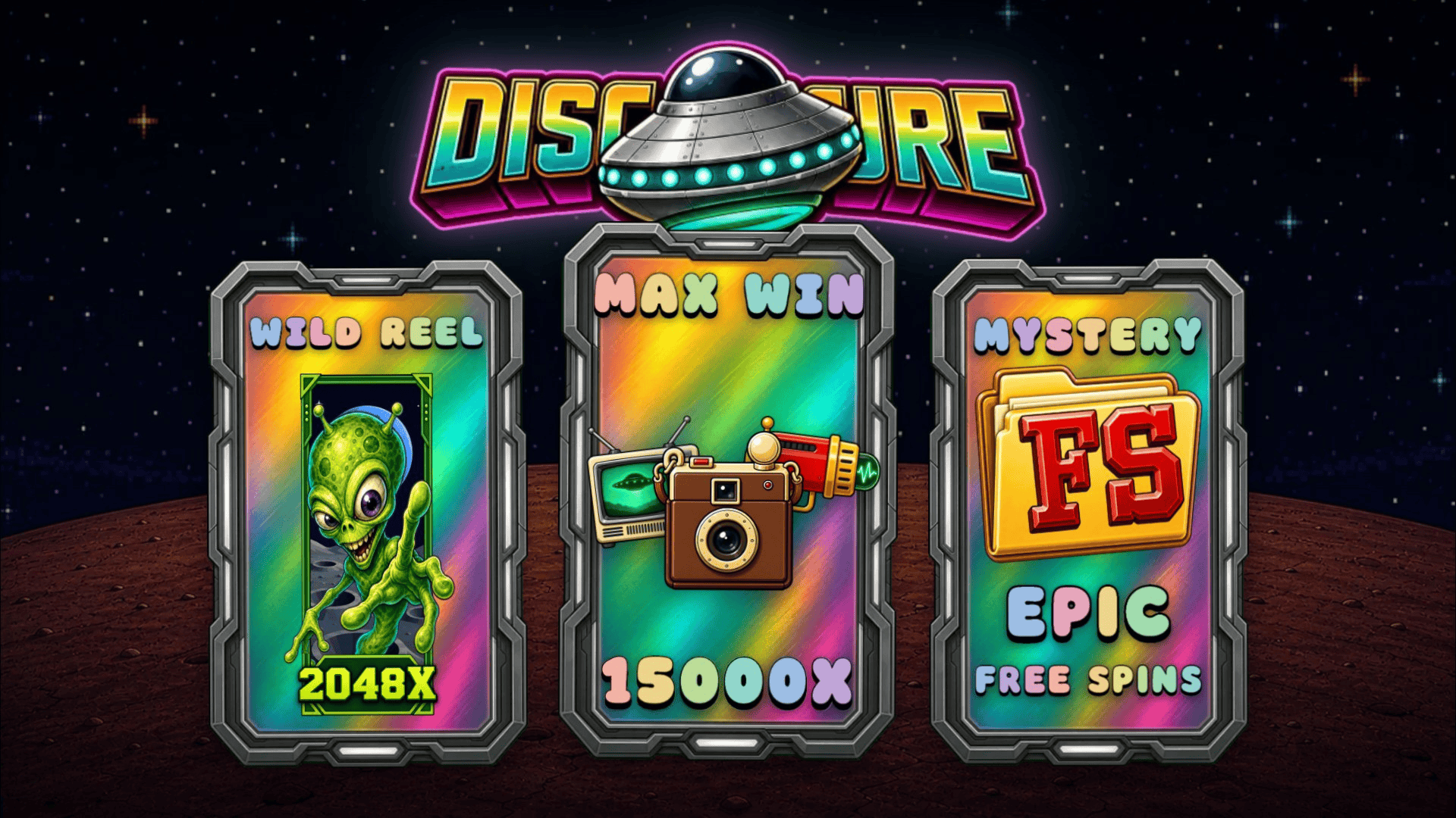 Disclosure slot intro screen