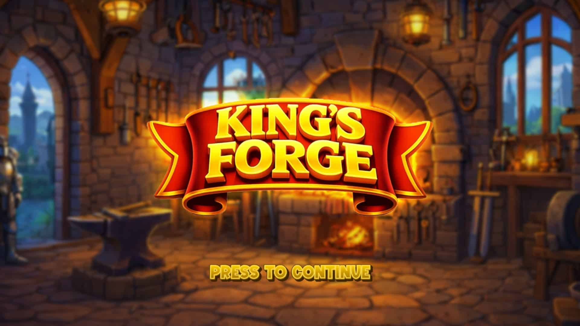 King&rsquo;s Forge slot intro screen