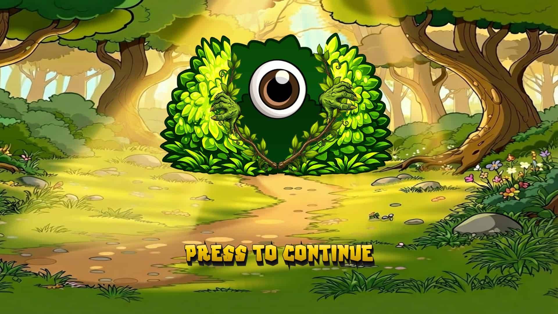 Mystery Bush slot intro screen