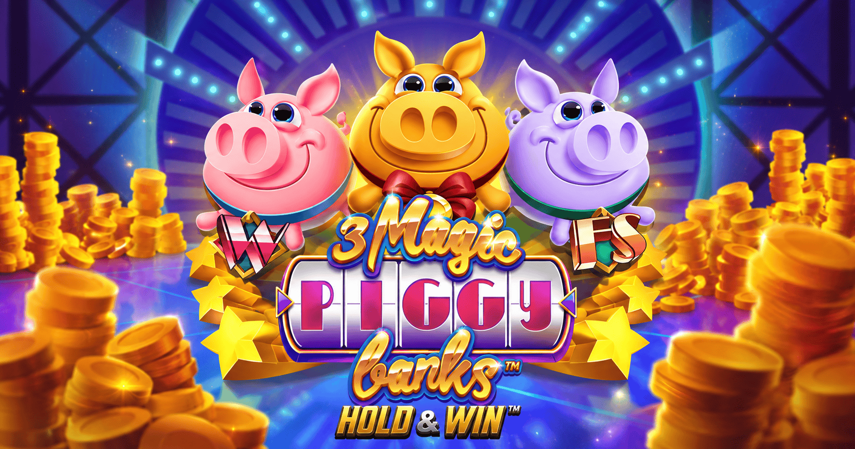 3 Magic Piggy Banks Hold & Win Slot Demo by Hacksaw Gaming slot cover image